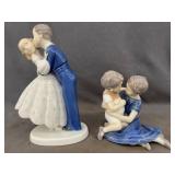 Bing & Grondahl 'First Kiss' & 'Children Playing'