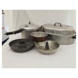 Cookware Lot w/Vintage Alcamatic Pressure Cooker