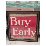 World War I Victory Liberty Loan Framed Ad.