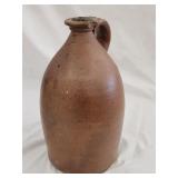 Antique Primitive Stoneware 1G Jug 12'Hx6.5'W