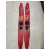 Challenger Wood Water Skis 53'L
