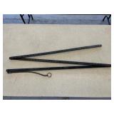 Black Wooden Folding Ruler
