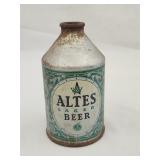 Antique Metal Altes Lager Beer Can 5.25'H