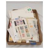 Flat of Stamps Some Worldwide