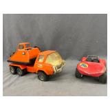 Tonka Fun Buggy & Tonka Swivel Crane Truck
