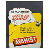 Gland-O-Lac Avamist Point-of-Sale Cardboard Sign