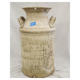 Vintage Schlosser Bros. Milk Can 19'Hx10.5'D