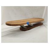 Vintage Portable Wood Iron Board 23.5'Lï¿½4.5'Hx7.5'