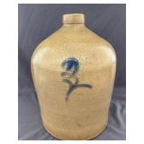 15ï¿½ Primitive Stoneware Jug w/  ï¿½Bee Stingï¿½ Design