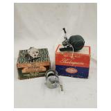 (3) Metal Vintage Fishing Reels Including Bronson