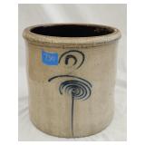 Primitive Antique Stoneware 'Beesting' Crock