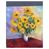 Sunflower Painting- 36x32ï¿½ Paint chipping off