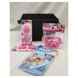 New Kids Minnie Mouse Swim Accessories & Basket