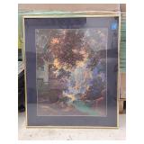 'Old Glen Mill' by Maxfield Parrish Framed Print