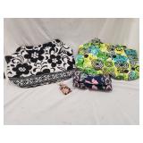 (4)pc Vera Bradley Lot Including Photo Clip Ring