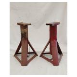 Pair of 2Ton Jack Stands 12'H-17'