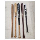 (5) Baseball,Softball Bats w/Rawling & Louisville