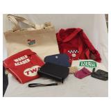 Large Tote of Bags W/ Borden Racing/Wonder Bread