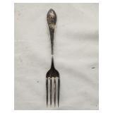Sterling Silver Fork 7'L