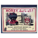 Rocky Mountain Honey Co. Metal Sign
