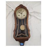 New Haven Clock Co. Wood Wall Clock