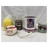Candle Warmer, Assorted Candles, Misc. Home Decor