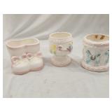 (3) My-Neil Vintage Nursery Planters