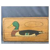 Wagenhals Studios Wooden Mallard Wall Hanging