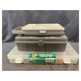 3 Small Tackle Boxes - 1 w/ Fishing Lures