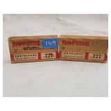 (2)Boxes Norma .222 Spent Casings/Casings