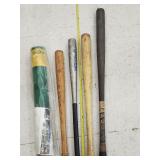 (4)Baseball Bats w/ Louisville&(1)Tree Feeder Tube