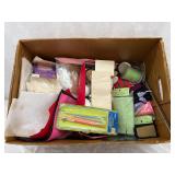 Assorted Craft Supplies in Box