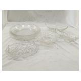 Clear Glass Lot Including Pyrex