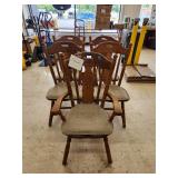 (5)Kitchen Table Chairs 38'H