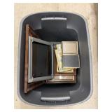 Assorted Picture Frames in Tote