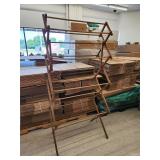 Wood Vintage Collapsible Drying Rack 63'Hx30'Wx12'