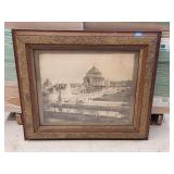 Worlds Fair St. Louis Framed Picture 31.5'ï¿½27.5'