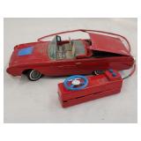 Cragstan Ford Thunderbird Metal Remote Car 11'L