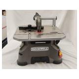 Rockwell Bladerunner Powers On Tabletop Saw