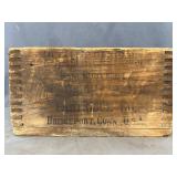 The Union Metallic Cartridge Wooden Crate