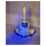 Marked/Signed Fenton Hand Painted Ruffled Bell