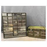 2 Organizers w/ Assorted Hardware