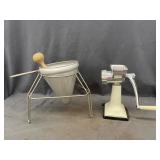 Colander Strainer Set & Meat Grinder