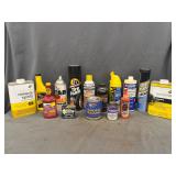 Assorted Automotive & Household Chemicals