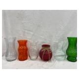 Assorted Glass Vases