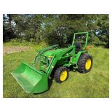 2002 John Deere 790 Utility Tractor /419 loader