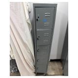 Metal Locker 5- Door Has Damage