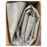 Grey Vinyl Curtain w/ Grommets