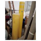 2 plastic post guards