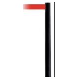Tensabarrier Barrier Post with Belt-Red-2PK